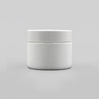 Premium 1oz white glass jars with White CR Lid (200 count)