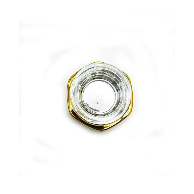 9ml Gold Hex Concentrate Jar