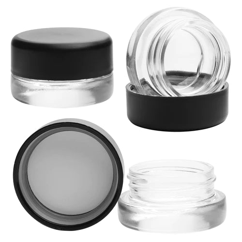 9ml Round Concentrate Jars W/CR Lid (Various Colors), (320 Count)